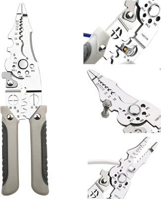Calldrishe 9 in 1 Wire Cutter Lineman Plier(Length : 8 inch)