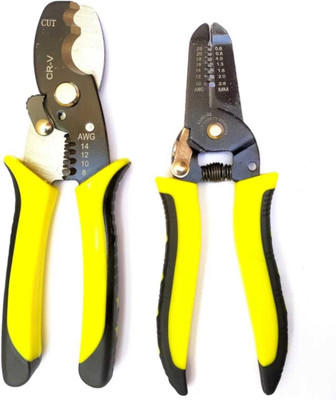 SHMART STRIPPING CUTTER PLIERS 7'' IN 1 STRIPPING PLIERS (pack of 2) Lineman Plier(Length : 7 inch)