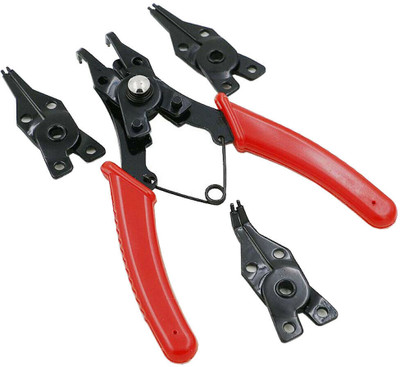 NITYA 4 IN 1 Multifunctional Snap Ring Pliers Multi Tools Combination Snap Ring Plier(Length : 6 inch)