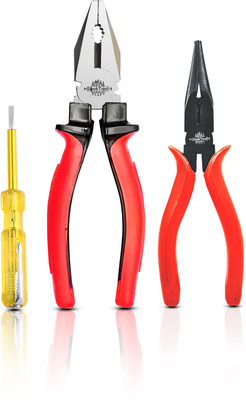 Snoktool Combo set Nose Pliers, Combination Plier, Line Tester, Lineman Plier(Length : 8 inch)