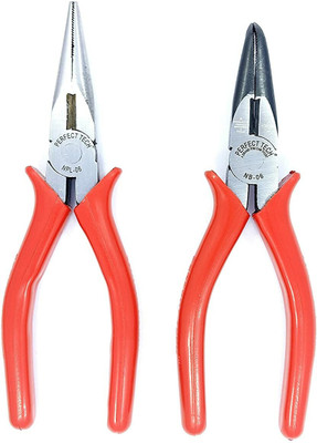 PERFECT TECH NPL-06 & NB-06 RED SLEEVES Needle Nose Plier(Length : 6 inch)