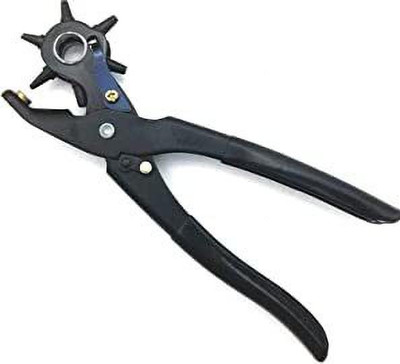 Hepiack Punch Hole plier Hand Tool revolving Heavy Duty Puncher/Punching Machine Punch Plier(Length : 9 inch)