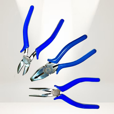 Aldeco Precision 3PC Plier Set – Ideal for Wire Cutting & Holding Lineman Plier(Length : 6 inch)