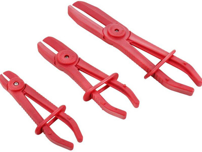 High Q 3PC FLEXIBLE HOSE CLAMP PINCH OFF PLIER SET | STRAIGHT JAW HOSE CLAMP Lineman Plier(Length : 10 inch)