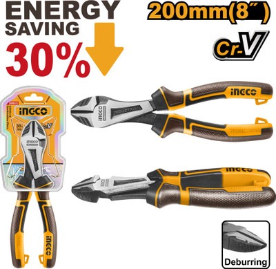 INGCO HHHDCP28200 Diagonal Plier(Length : 8 inch)