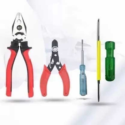 ARQEST 2 in 1 Screwdriver with 8"inch Plier, Wire Cutter, Line Tester arq_02 Lineman Plier(Length : 8 inch)