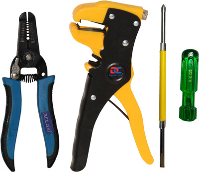 Digital Craft Automatic Wire Stripper,6Inch 2 In 1 Screw Driver,7Inch Cable Stripper Lineman Plier(Length : 7 inch)