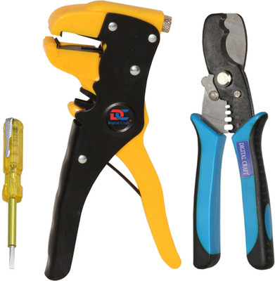 Digital Craft Automatic Wire Stripper,8Inch Cable Cutter,Line Tester Lineman Plier(Length : 7 inch)