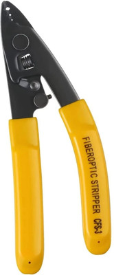 BALRAMA CFS-3 Fiber Optic Stripper 3 Hole Fiber Optic Stripping Tool Slip Joint Plier(Length : 6.5 inch)
