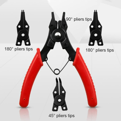 ANTOOLS 5pc Circlip Plier Set Circlip Plier(Length : 6 inch)