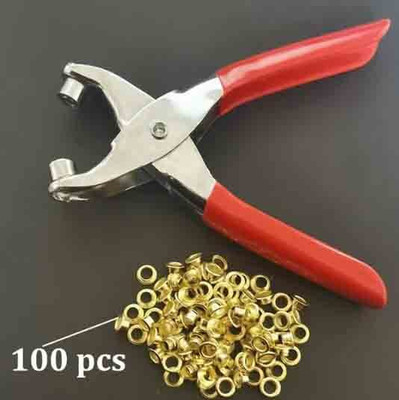 NITYA Puncher Tool Leather Stitching Hole Punch Round Nose Plier(Length : 4 inch)