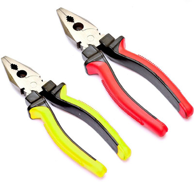 Paradise Tools India Combination Plier 8-inch Multicolor Combo Pack Lineman Plier(Length : 8 inch)