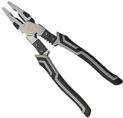 TU4 Enterprise 7 in 1 Multipurpose Lineman Plier with Gripping, Wrench, Cutter, Crimping Lineman Plier(Length : 8 inch)