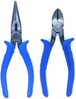 PERFECT TECH SBL+NBL BLUE Needle Nose Plier(Length : 6 inch)