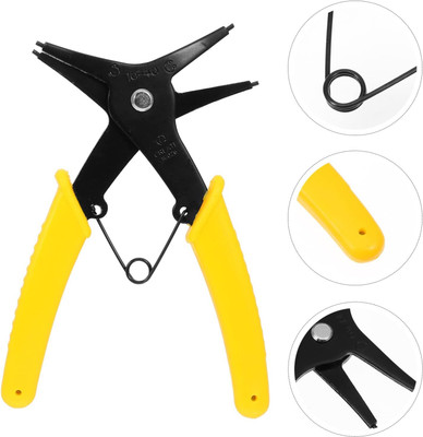 ANTOOLS Snap Ring Plier Circlip Plier Inside Outside Circlip Chain 10-40mm 2 In 1 Circlip Plier(Length : 6 inch)