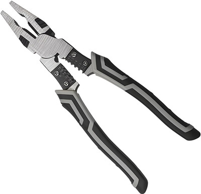 DAXANSTORE Heavy Duty Multi-Purpose Combination Plier with Soft Grip Handle – 8 Inch Pincer Plier(Length : 8 inch)