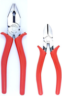 PERFECT TECH plier 1 Combination Plier & Side Cutting Plier Combination Snap Ring Plier(Length : 8 inch)