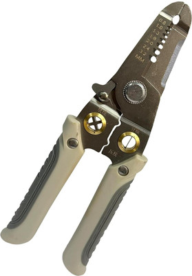 VP SALES 6 in 1Electric Cable Stripping Cutting Cable Stripper and Crimping Combination Snap Ring Plier(Length : 8 inch)