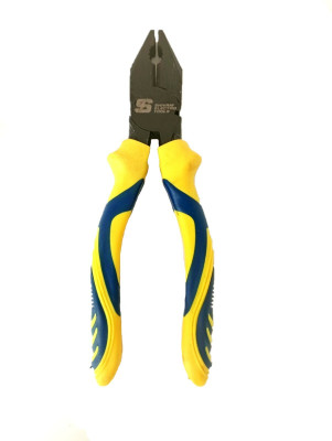 shivam electro Sturdy Steel Combination Plier With Anti Rust Protection Double Color Sleve Combination Snap Ring Plier(Length : 8 inch)