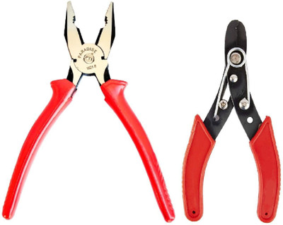 Paradise Tools India Combination Plier+Wire Cutter/Stripper Combo Lineman Plier(Length : 8 inch)