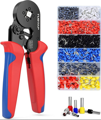 LIOTIZ Crimping Tool Kit with 1200PCS Wire End Ferrules & Crimper Plier wire crimping tool kit Manual Crimper Manual Crimper