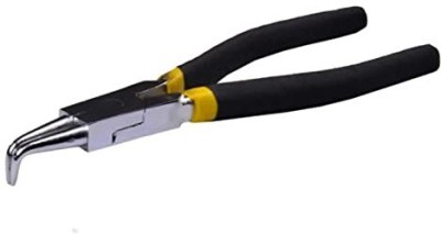 Mec 8 Inches Circlip Plier Internal Bent with Heavy Insualted Grip Circlip Plier(Length : 8 inch)