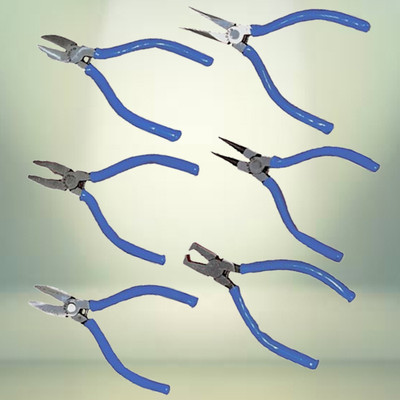 Aldeco Handy 6PC Mini Pliers – Lightweight, Durable & Easy to Handle Lineman Plier(Length : 4.53 inch)