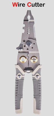 VP SALES Multifunction Best Wire Stripper Groove Plier(Length : 7.48 inch)