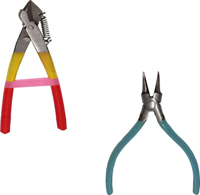 Digital Craft Small Katiya,Round Flat Nose ,, Round Nose Plier(Length : 6 inch)