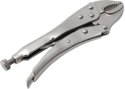 NITYA Multi Grips Locking Plier Curved Jaw Round for hard-working professionals Punch Plier(Length : 7 inch)