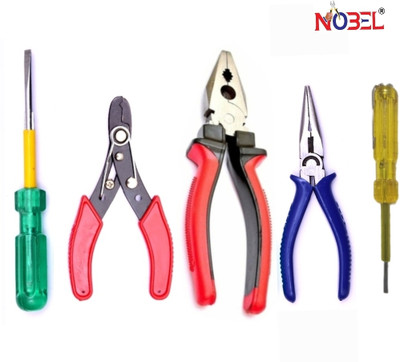 NOBEL Hand tool combo Hand Tool Kit(5 Tools)