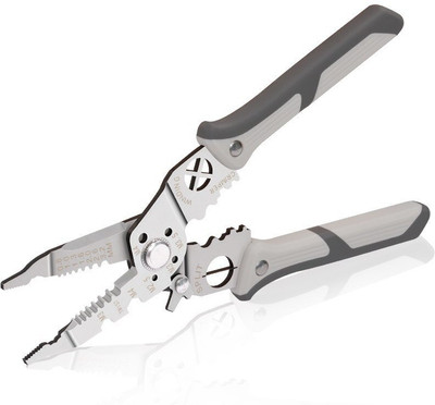 Shalvi Multifunction Stainless Steel Wire Stripper/Wire Crimping Tool, Wire Cutter Lineman Plier(Length : 11 inch)