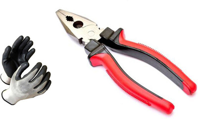 Digital Craft Sturdy Steel Diagonal Combination Plier 8-inch F/B Diagonal Plier(Length : 8 inch)