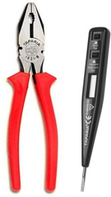 TAPARIA Plier-1621-8 with Tester MDT-81 Hand Tool Kit Lineman Plier(Length : 8 inch)