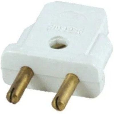 JaRu ABS/polycarbonate 2 pin male plug Plug Pin(4.1 mm)