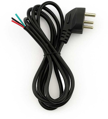 MLE Heavy-Duty 3-Pin Power Cord – 2.5m | Pure Copper Wires(6A/250V) Plug Pin(98 inch)