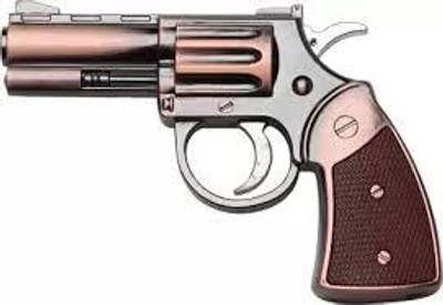 paavi MINI REVOLVER MINI REVOLVAR Pocket Lighter(GOLDAN)
