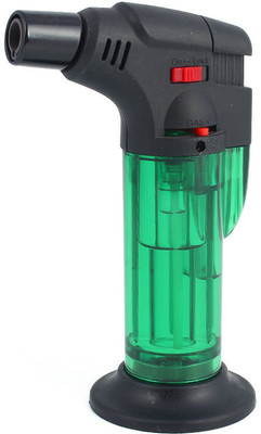 LookTook ® Diwali Windproof Cigar Outdoor Barbecue Airbrush Inflatable Lighter Jet Flame Refillable Cigarette Lighter Pocket Lighter(Multicolor)