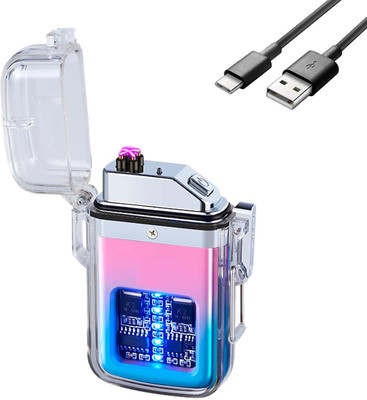 Xydrozen TL-12 USB Rechargeable Windproof Lighter for Outdoor Adventure Pocket Lighter(Multicolor)