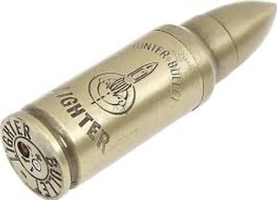 WBD HUNTER BULLET SHAPE LIGHTER HUNTER BULLET SHAPE LIGHTER Pocket Lighter(gold)