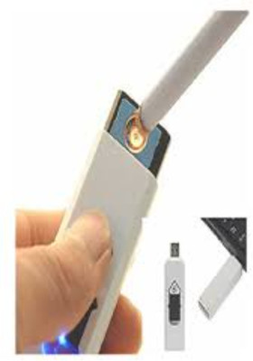 SYARA 323_Usb Lighter |Battery Indication Touch Screen Sensor Lighter Pocket Lighter(Multicolor)