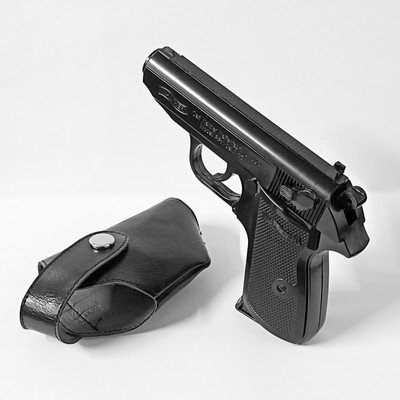 AirMount ™5 ABC Black Pistol Shaped Gun Shaped refillable Cigratte Lighter Flame Lighter Fully Metal 508 Gun Shaped Jet Flame Windproof Cigarette Lighter Pocket Lighter(Black)