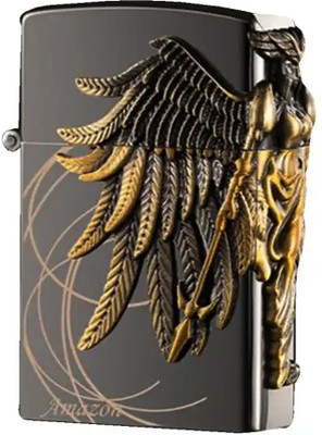 jhbn Refillable Pocket Lighter Windproof Pocket Lighter lighter Pocket Lighter(multicolor)