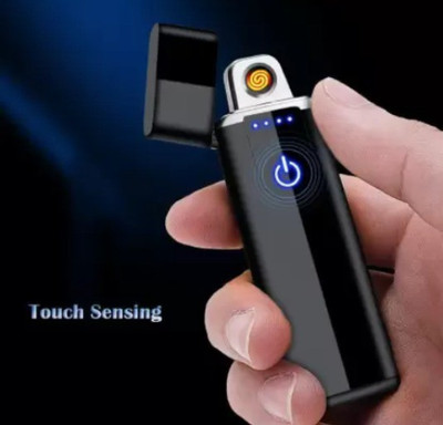 Clairbell QUH_552H_Touch Lighter |Battery Indication Touch Screen Sensor Lighter Pocket Lighter(Black)
