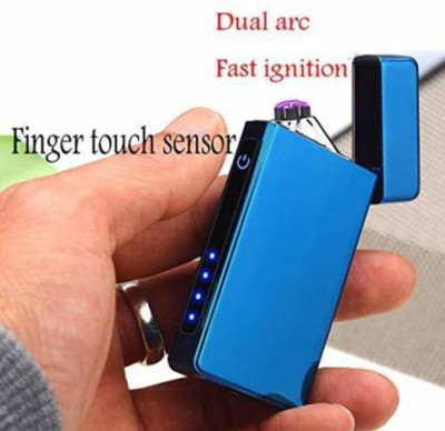 GUGGU VWV_423G_Arc Cigarette Lighter Battery Indication Touch Screen Sensor Lighter Pocket Lighter(Multicolor)