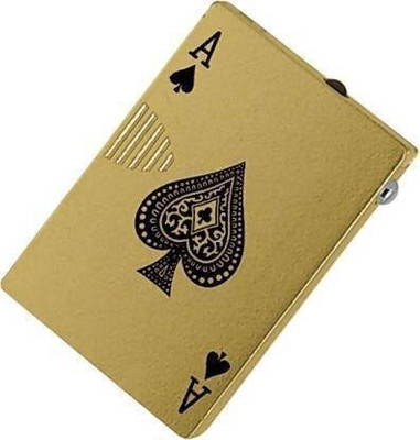 come fast ikka lighter Cum Torch Pocket Size | Flameless And Windproof Refillable Butane Gas System Pocket Lighter (Golden) FIRST QUALITY STAR MAGIC Pocket Lighter(golden)