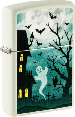 ZIPPO Spooky Design Glow in the Dark Green Windproof Lighter Pocket Lighter(Multicolor)