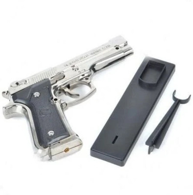 JGG Jain Gift Gallery BIGG MOSER_new Pocket Lighter(SILVER)