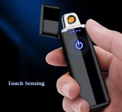 Clairbell XPE_681G_Touch Lighter |Battery Indication Touch Screen Sensor Lighter Pocket Lighter(Black)