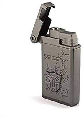 HIVVO Metal Windproof Jet Flame Transformer Lighter Melamine Gas Lighter(Grey, Pack of 1)